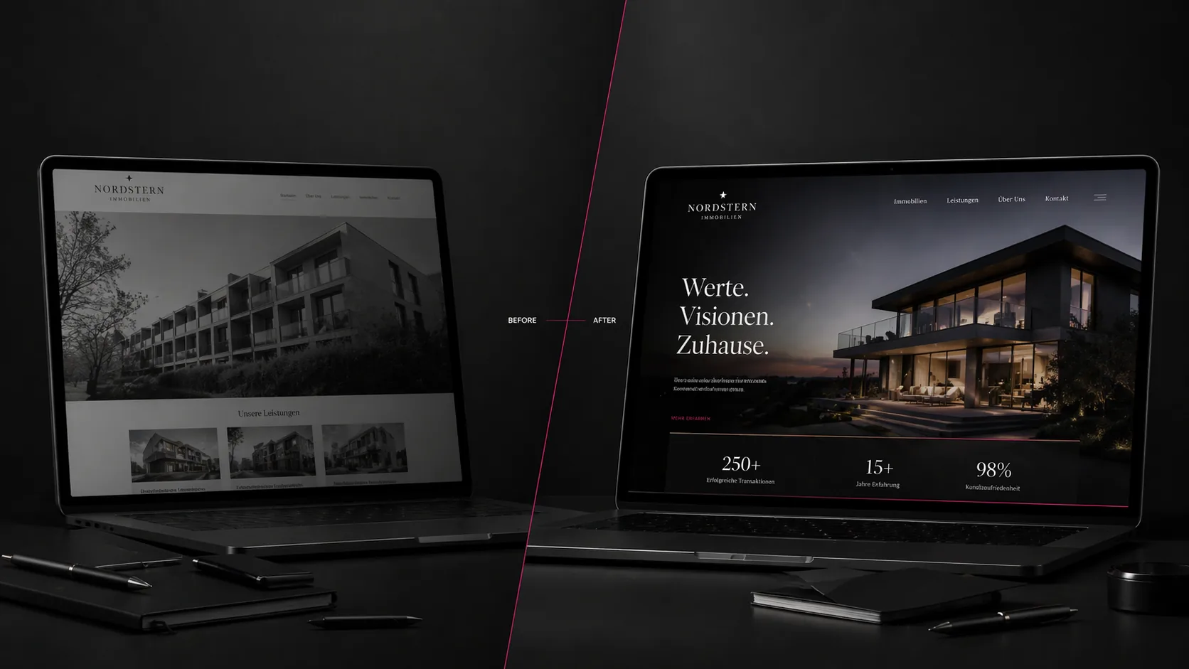 Nordstern Immobilien – Brand & Web Relaunch